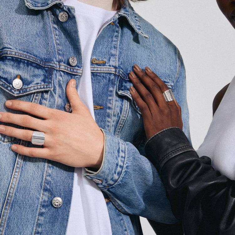 Pilgrim LAUREL recycelter Ring versilbert Bis zu 55% Rabatt
