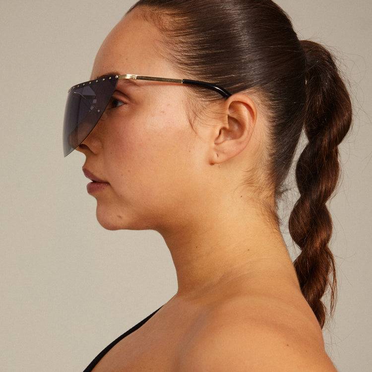 Pilgrim ALIAN Sonnenbrille Schwarz/Gold Rabatte dieses Monats