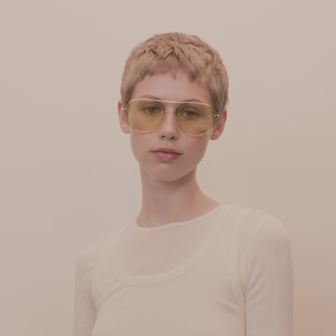 Pilgrim DALLAS Sonnenbrille Gelb/Gold Vatertagsangebot