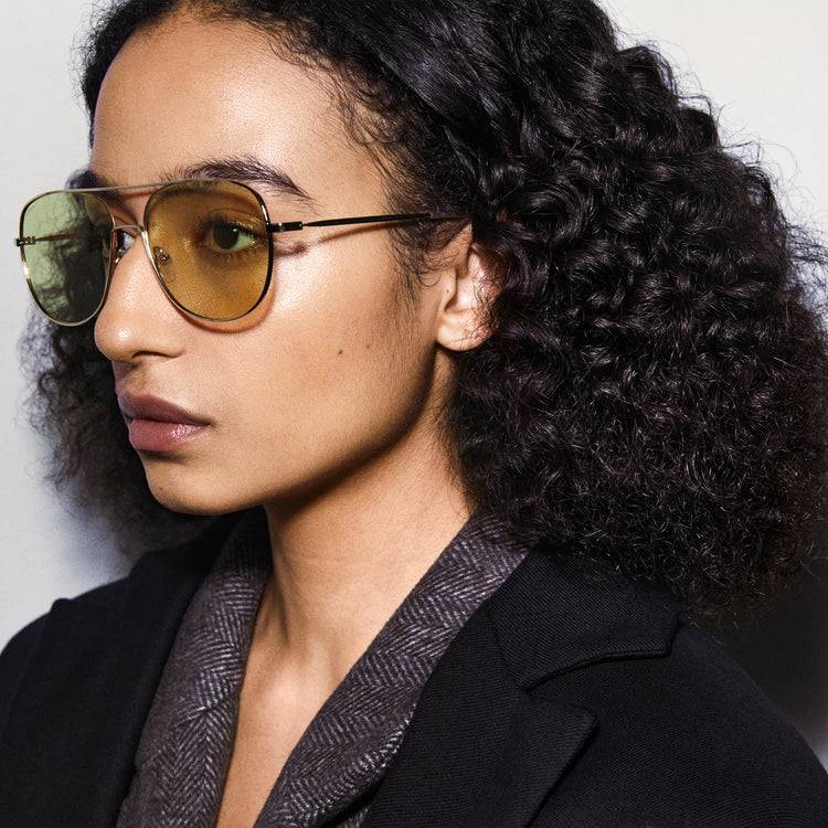 Pilgrim DALLAS Sonnenbrille Gelb/Gold Vatertagsangebot