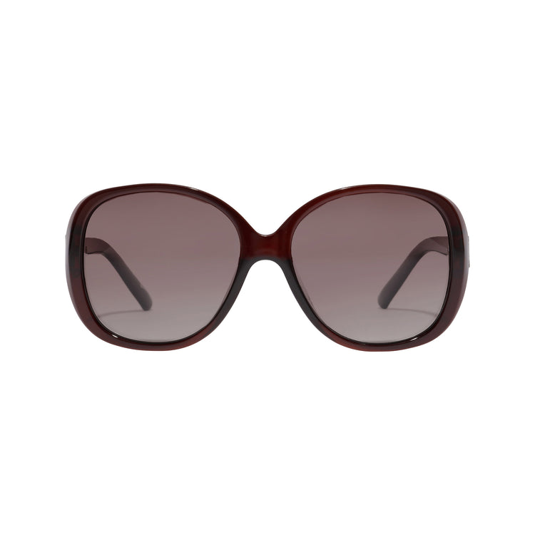 Pilgrim PARKER Oversized-Retro-Sonnenbrille, Braun Lagerräumung