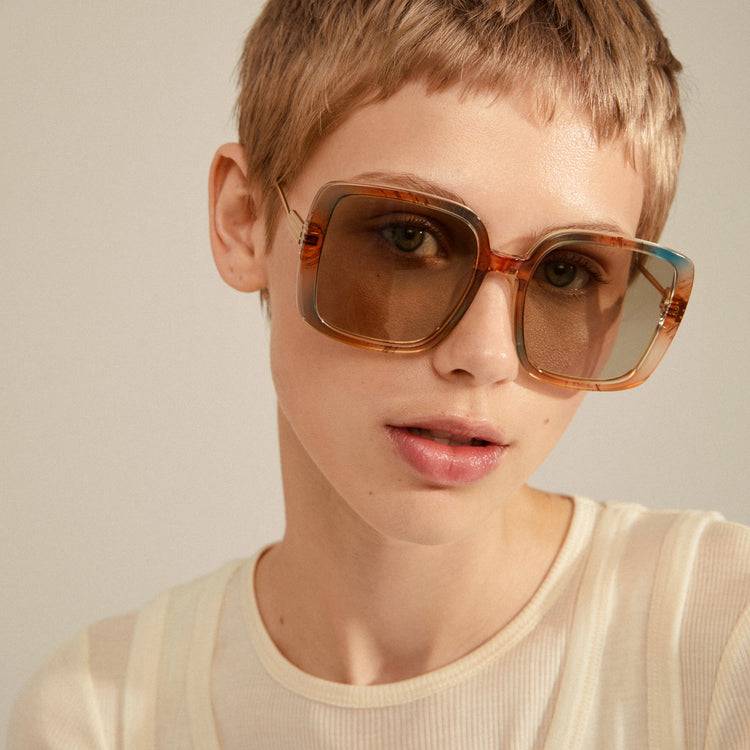 Pilgrim ALIET Sonnenbrille Mehrfarbig/Gold Neueste Mode