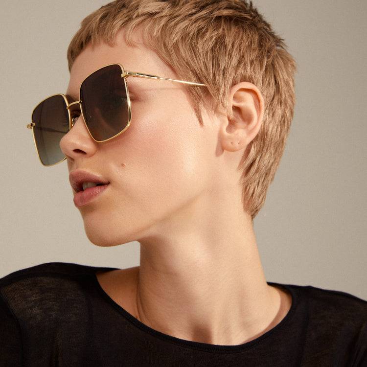 Pilgrim JONAN Sonnenbrille Braun/Gold Saisonale Angebote