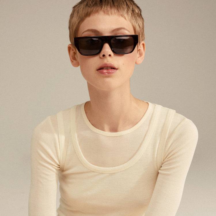 Pilgrim ENIEL Recycelte Sonnenbrille Schildpatt-Braun/Gold Tägliche Deals