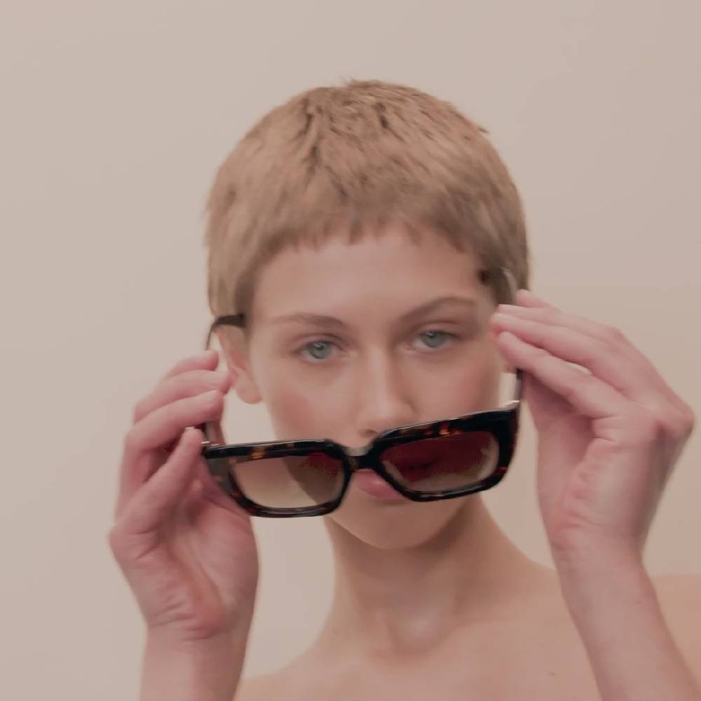 Pilgrim ENIEL Recycelte Sonnenbrille Schildpatt-Braun/Gold Tägliche Deals