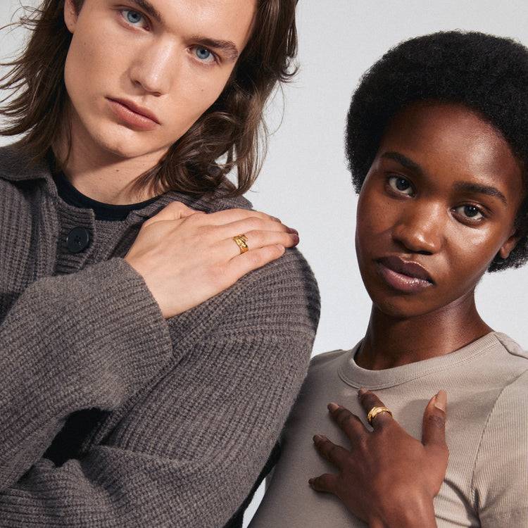 Pilgrim ELISSA recycelter Ring vergoldet Super Sparpreis
