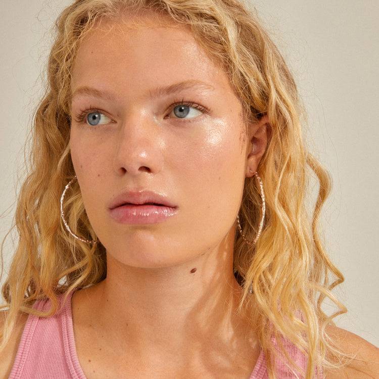 Pilgrim SUN recycelte Mega-Hoops versilbert Discount Store für neue Produkte