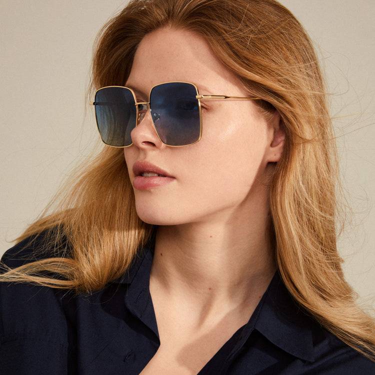 Pilgrim JONAN Sonnenbrille Blau/Gold Meist gekauft