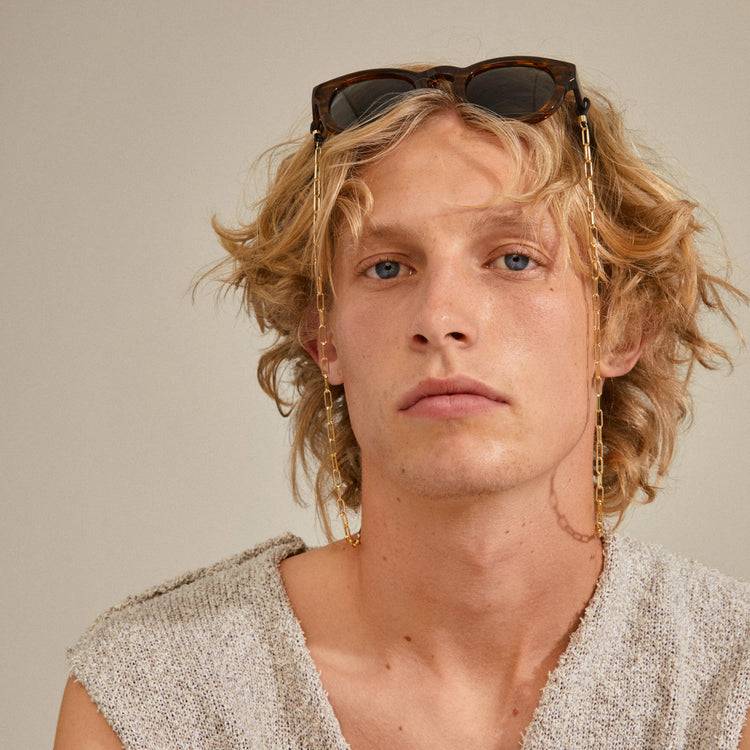 Pilgrim PAOLA recycelte Sonnenbrillenkette, vergoldete Fabrik Onlineshop
