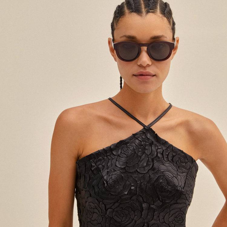 Pilgrim JANICA Recycelte Sonnenbrille Dunkelbraun Fabrikpreis