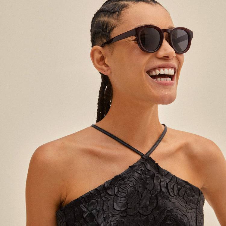 Pilgrim JANICA Recycelte Sonnenbrille Dunkelbraun Fabrikpreis