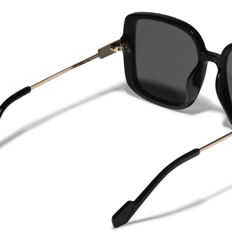 Pilgrim ALIET Sonnenbrille Schwarz/Gold Sonderangebot