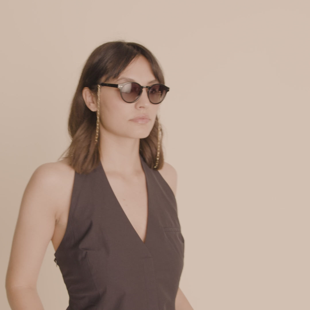 Pilgrim KYRIE Sonnenbrille Schwarz/Gold Günstig kaufen