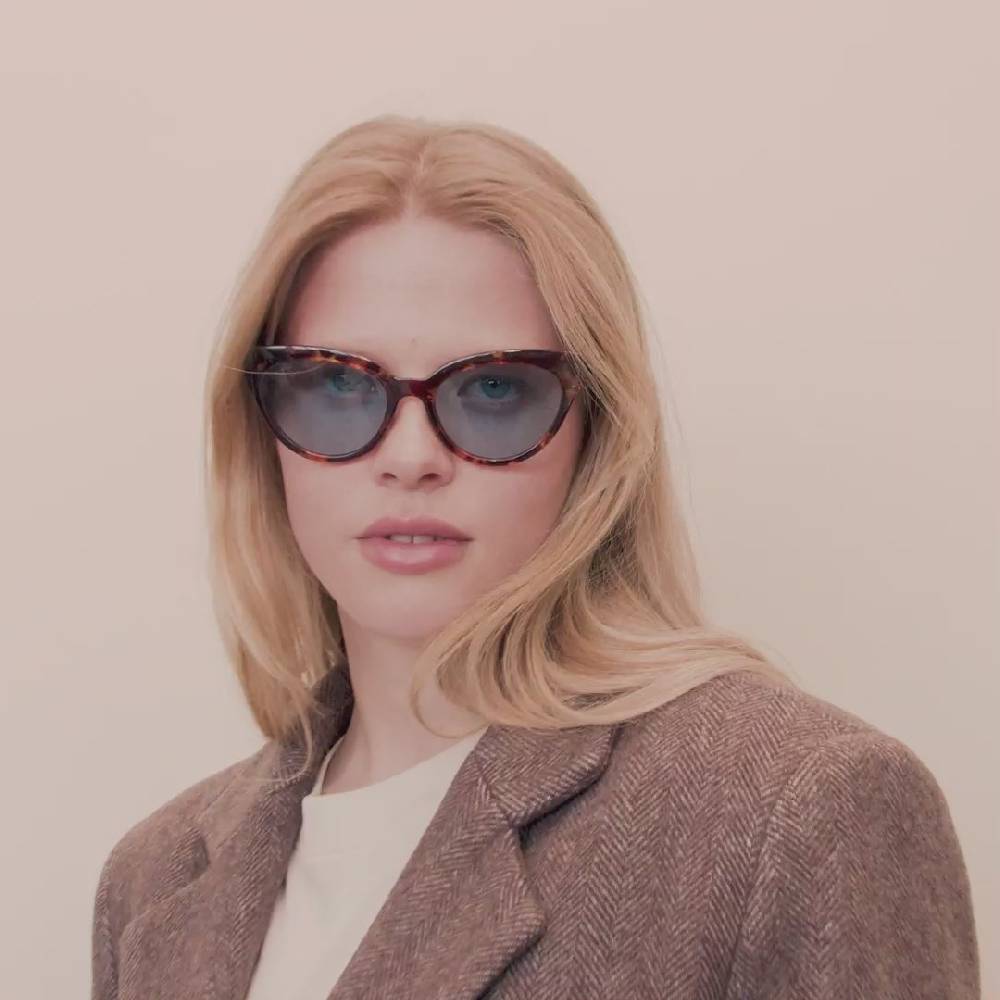 Pilgrim RAISA Recycelte Sonnenbrille Schildpatt-Braun Begrenztes Angebot