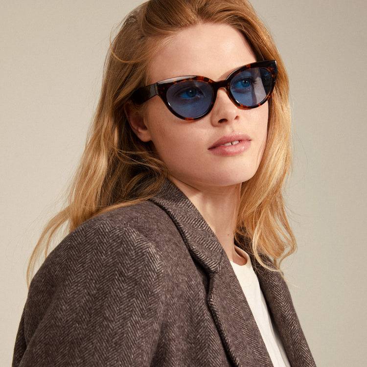 Pilgrim RAISA Recycelte Sonnenbrille Schildpatt-Braun Begrenztes Angebot