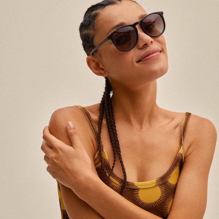 Pilgrim SAHARA Recycelte Sonnenbrille Schildpatt-Braun Online Shopping