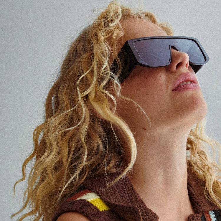 Pilgrim JOHARI Recycelte Sonnenbrille Schwarz Black Friday