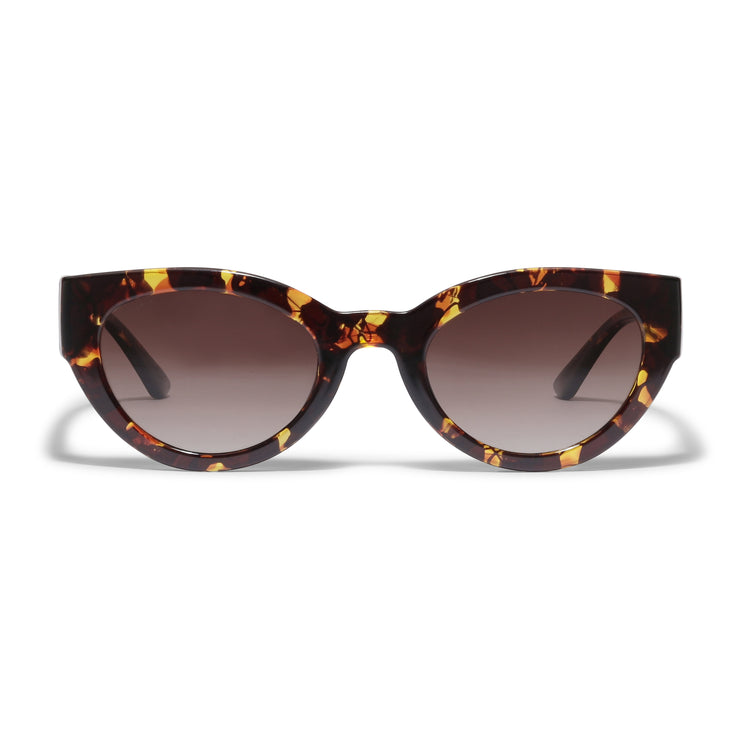 Pilgrim JUNA Cat-Eye-Sonnenbrille in braunem Schildpatt Cyber Monday