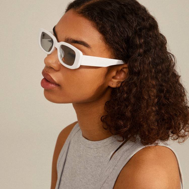 Pilgrim YANSEL Recycelte Sonnenbrille Weiß Muttertagsangebot