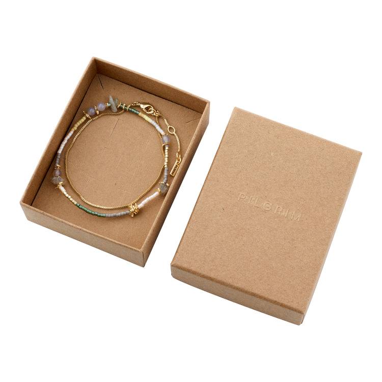 Pilgrim PIXIE Geschenkset, Armband 2-in-1-Set, vergoldet Jubiläumsangebot