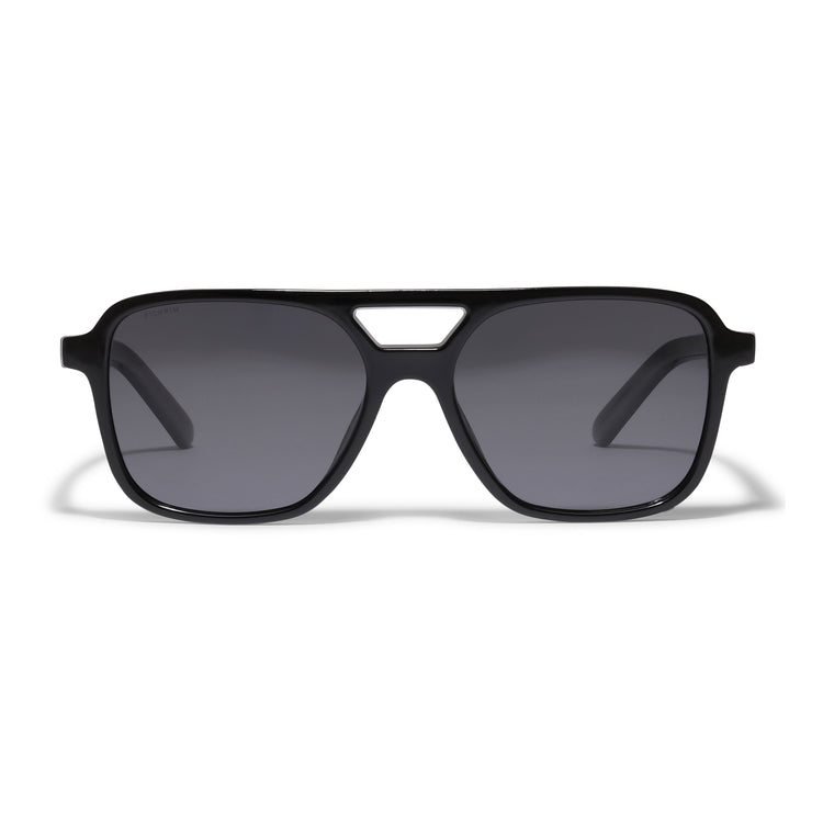 Pilgrim ELODIE recycelte Piloten-Sonnenbrille schwarz Verkauf