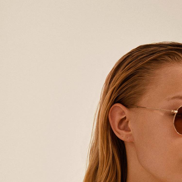 Pilgrim RYLAN Sonnenbrille Orange/Gold Meist gekauft