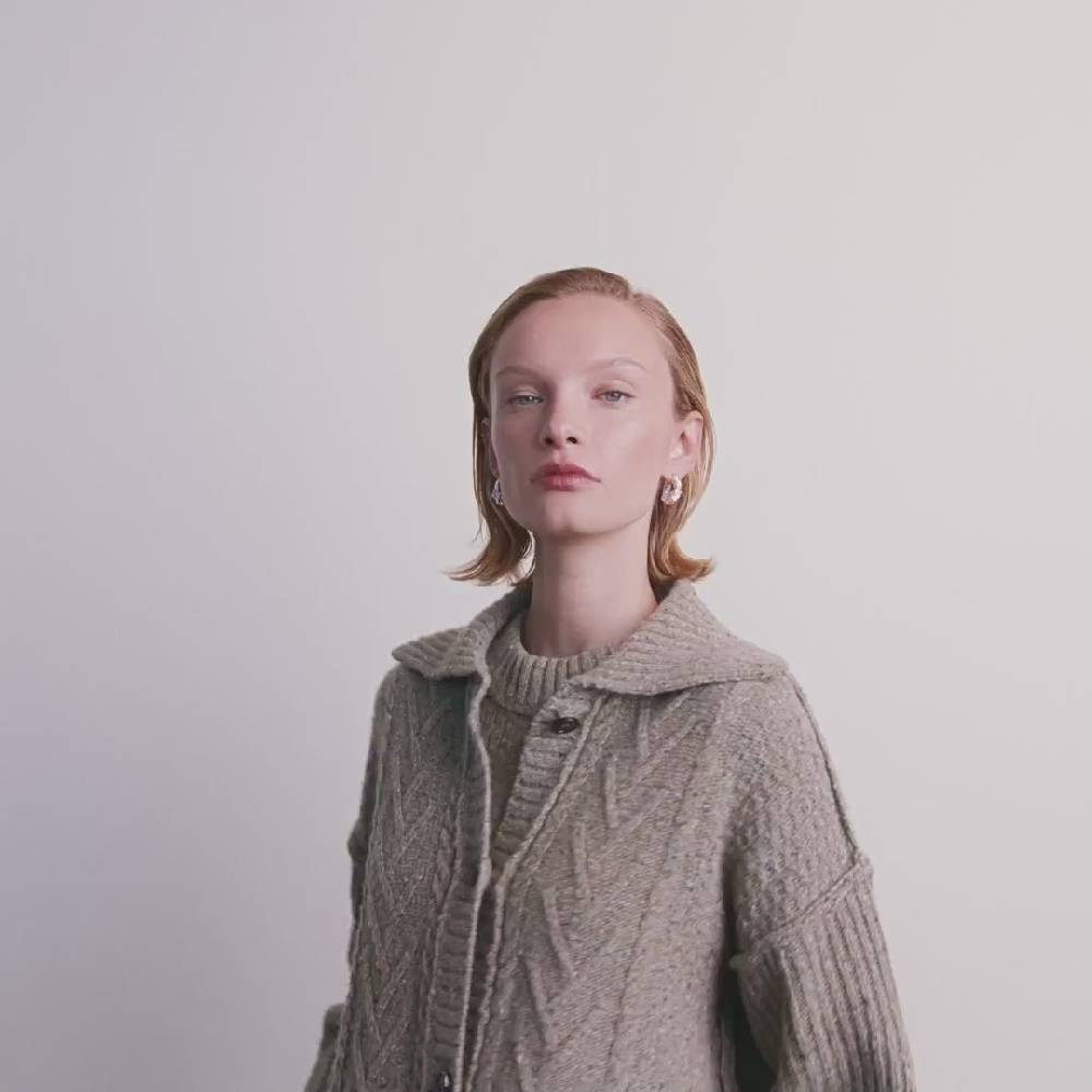 Pilgrim ACT recycelte Creolen versilbert Neueste Mode