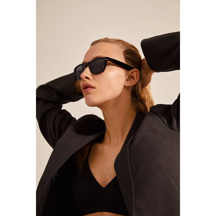 Pilgrim REESE Sonnenbrille im Retro-Stil schwarz Kauf eins, bekomm eins gratis
