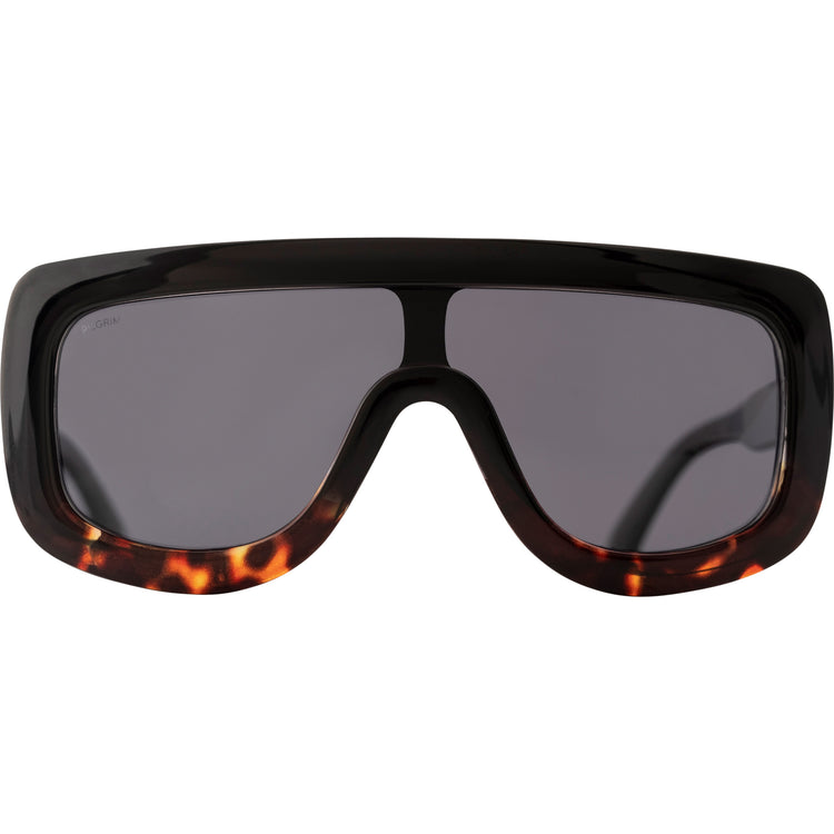 Pilgrim FIDELIA oversized Shield-Sonnenbrille, Schildpatt dunkel Super Sparpreis