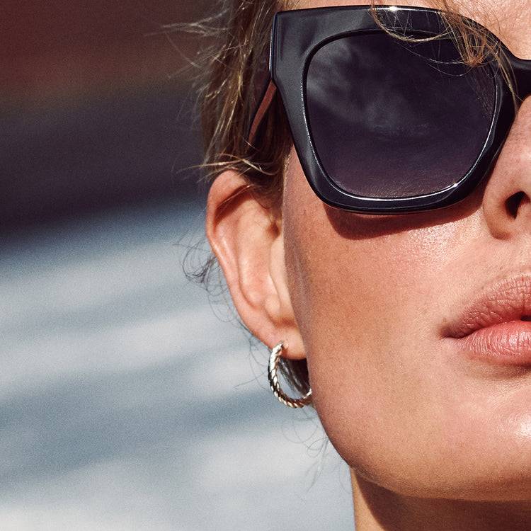 Pilgrim Sonnenbrille : Dael : Schwarz Zeitbegrenzte Promotion