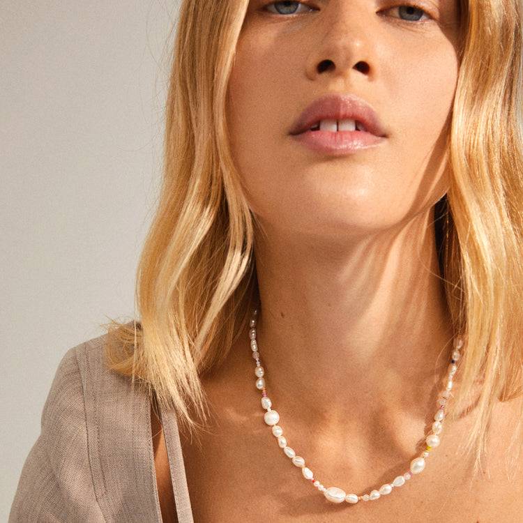 Pilgrim RAMONA freshwater pearl necklace gold-plated Letzte 2 Tage