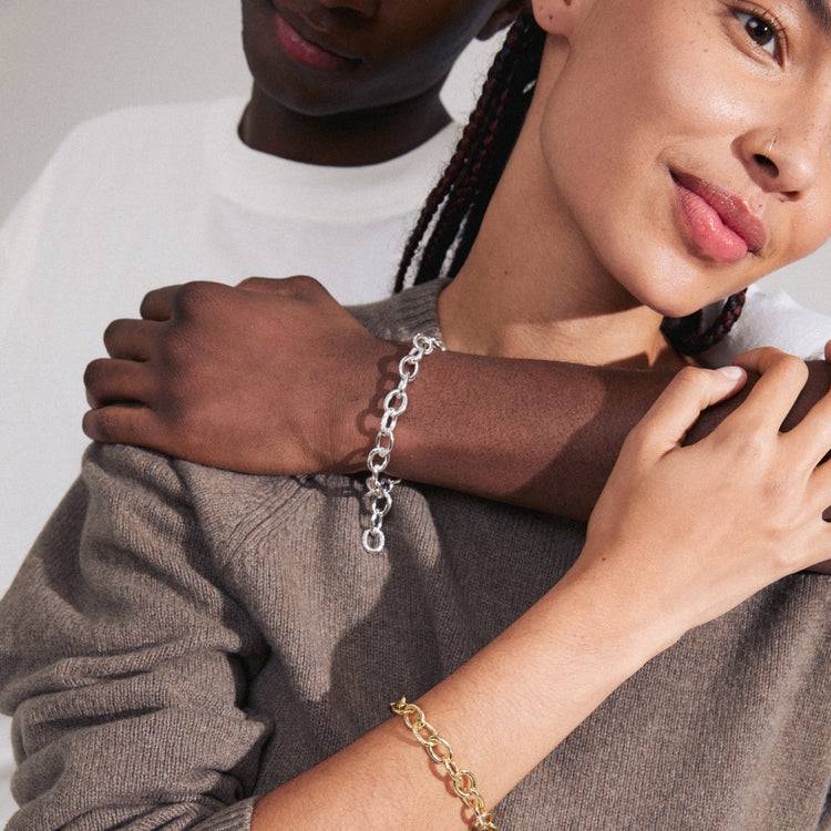 Pilgrim AMIRI recyceltes Armband versilbert Begrenzte Freigabe