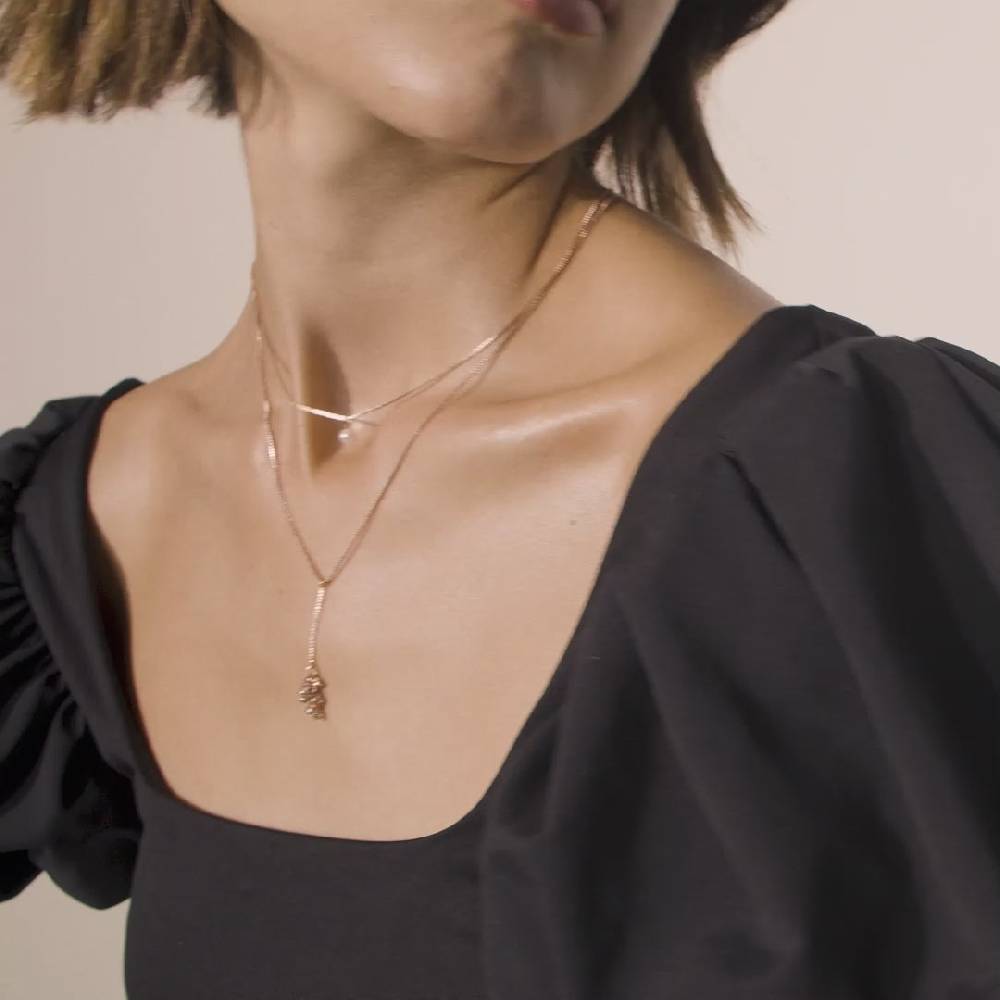 Pilgrim JOLENE recycelte Halskette, mit Roségold platt Online