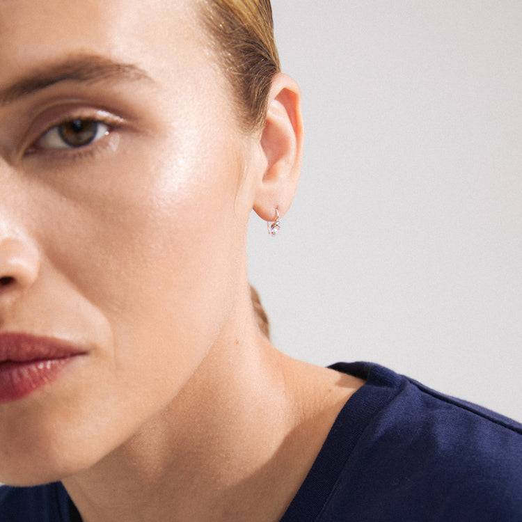 Pilgrim KRISTINE recycelter, einzelner Ohrring versilbert Flash Sale
