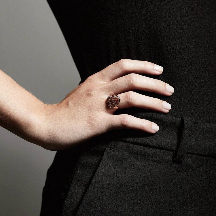 Pilgrim Ring : Felice : Rosévergoldet Super Sparpreis