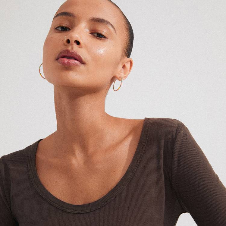 Pilgrim ALISON Hoop-Ohrringe rosa/vergoldet Flash Sale