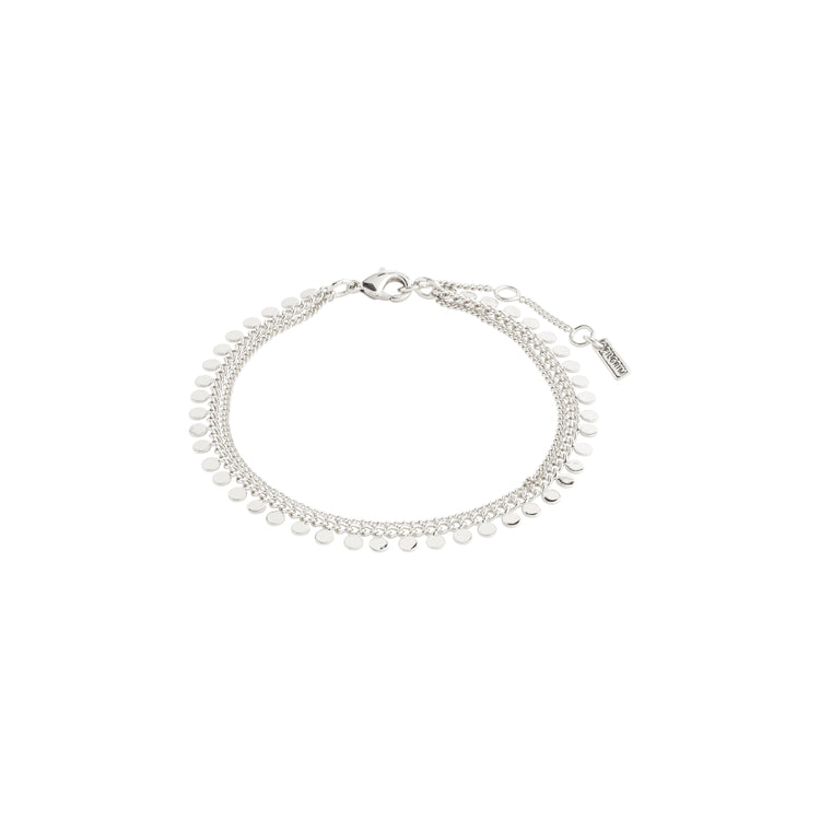 Pilgrim BLOOM recyceltes Armband versilbert Osterangebot