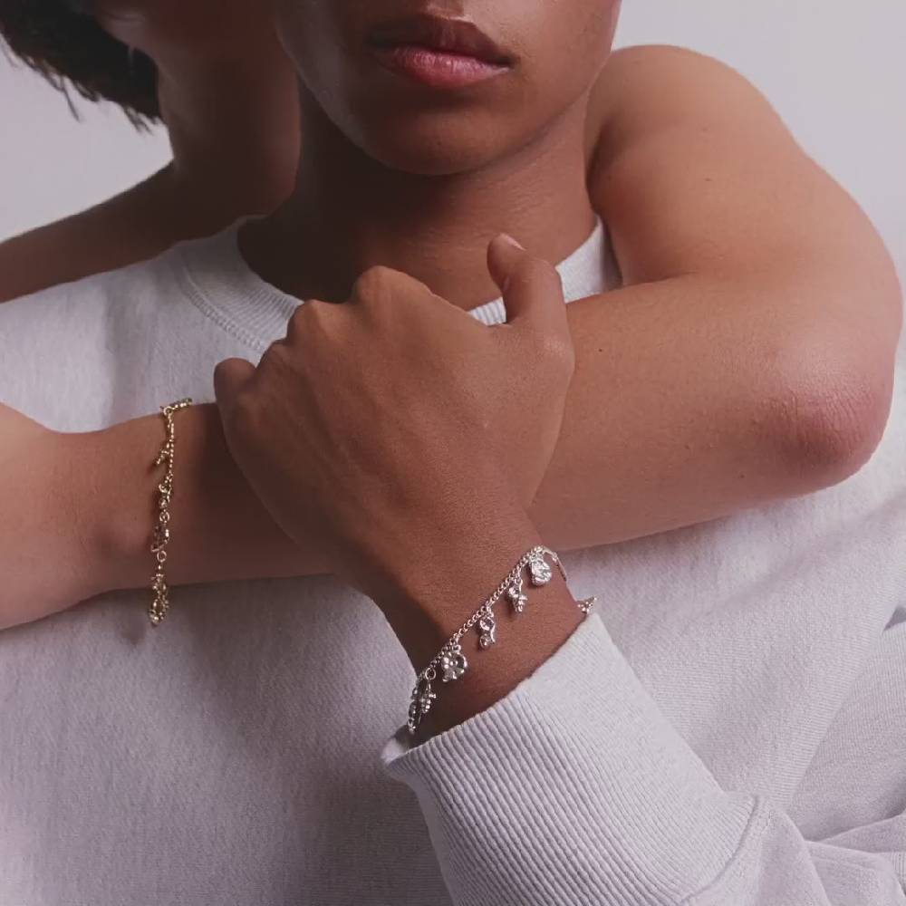 Pilgrim SEA recyceltes Armband, versilbert Valentinstagsangebot
