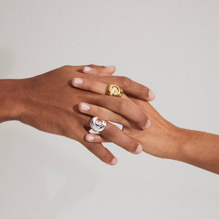 Pilgrim SEA recycelter Ring, vergoldet Online Outlet