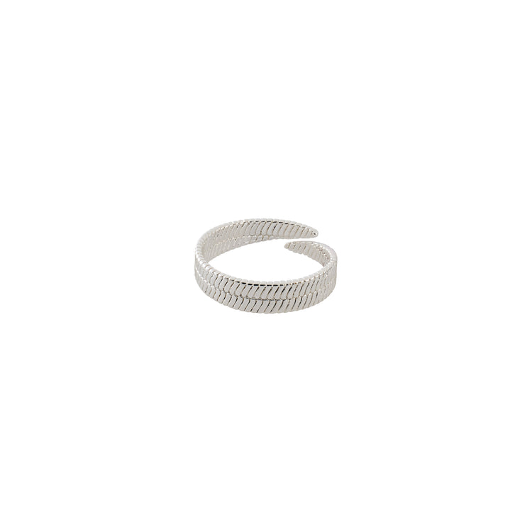 Pilgrim NOREEN recycelter Ring, versilbert Speichern exportieren