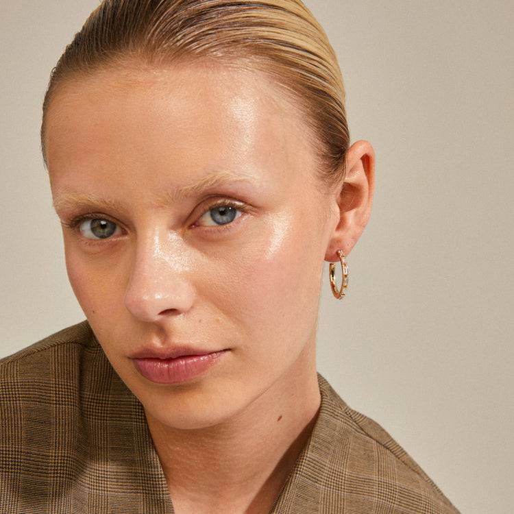 Pilgrim RUE recycelte Hoops vergoldet 2025