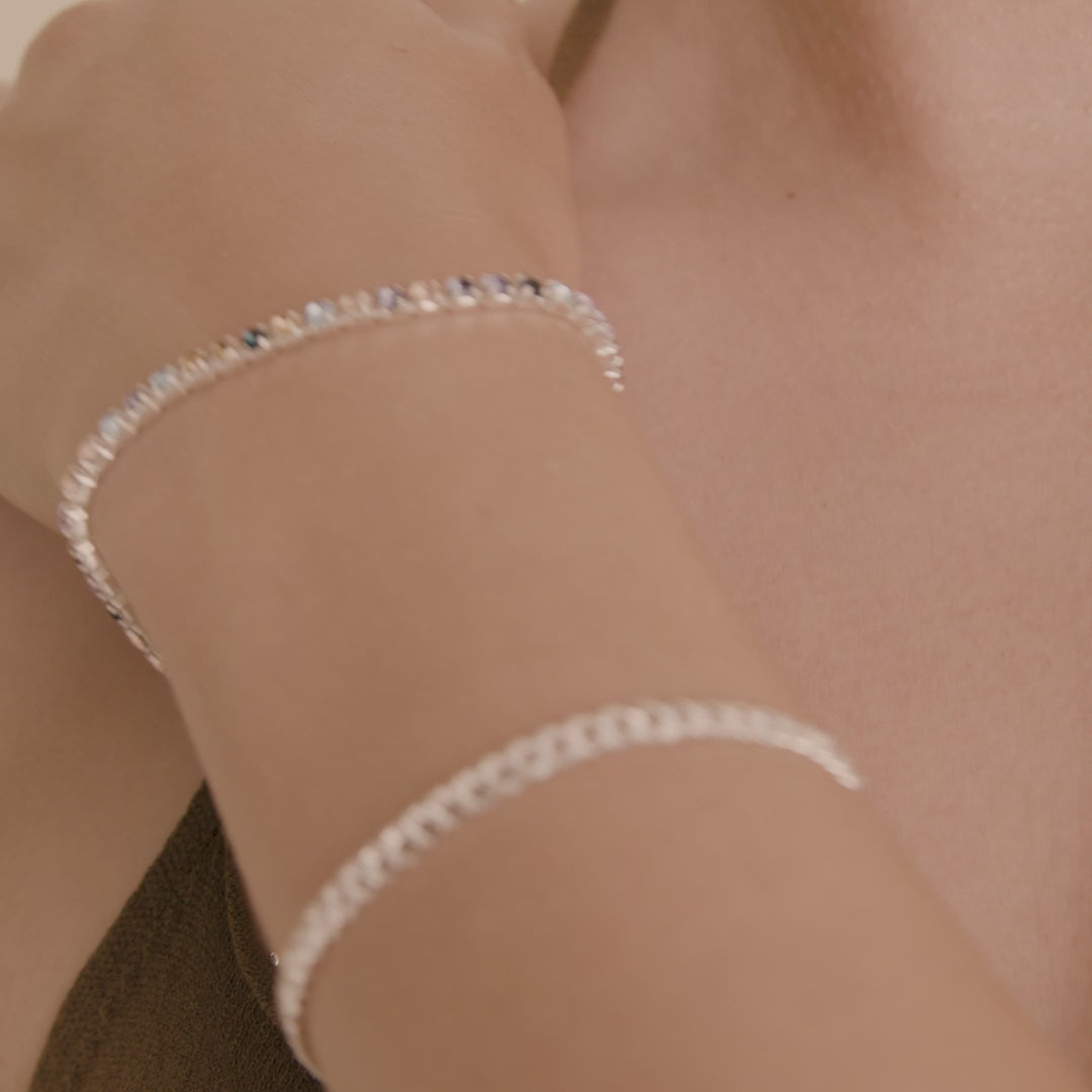 Pilgrim REIGN Armband, 2-in-1-Set, versilbert Versandkostenfrei