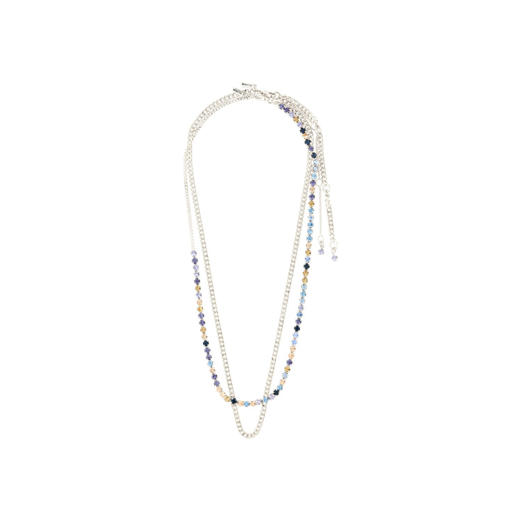 Pilgrim REIGN Halsketten, 2-in-1-Set, versilbert Online Shopping