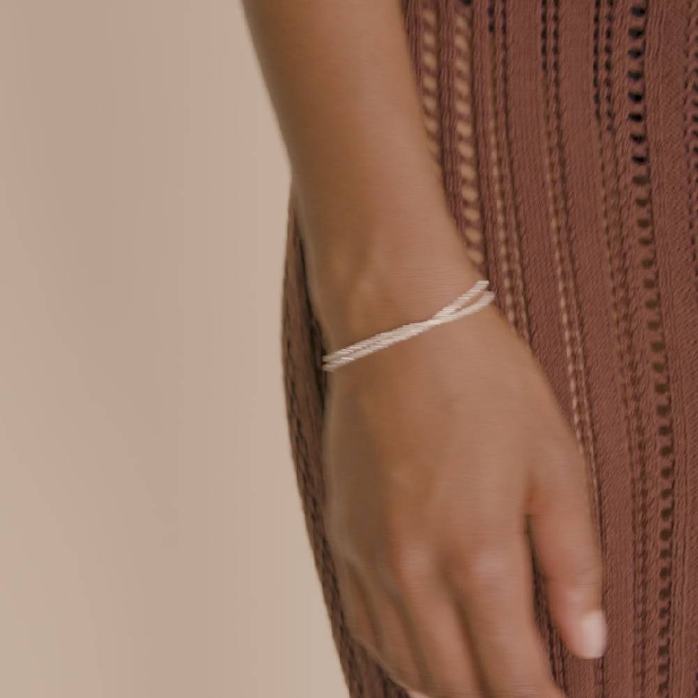 Pilgrim ROWAN Kristallarmband, 2-in-1, versilbert Tägliche Deals