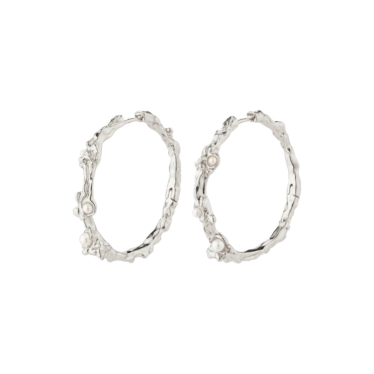 Pilgrim RAELYNN recycelte Hoops versilbert Tiefpreis