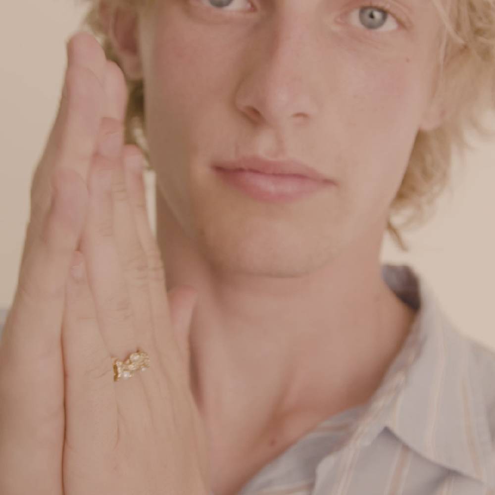 Pilgrim RAELYNN recycelter Ring vergoldet Super Sparpreis