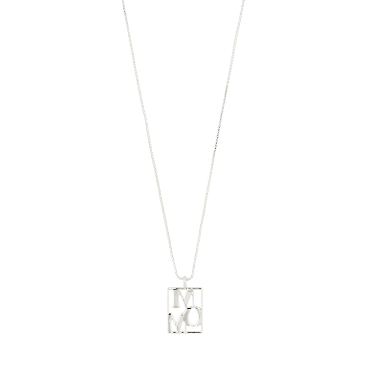 Pilgrim LOVE TAG, recycelte MOM Halskette versilbert Letzter Tag