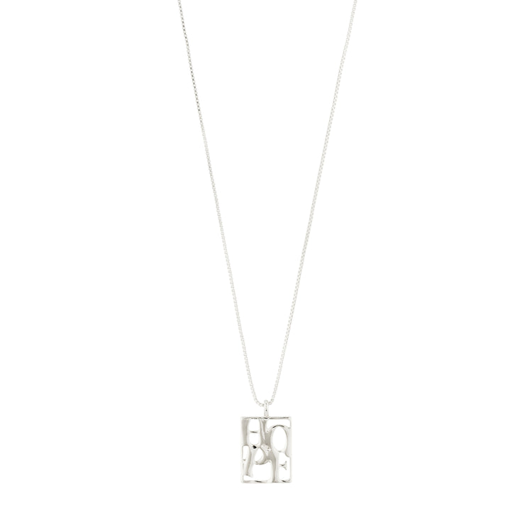 Pilgrim LOVE TAG, recycelte HOPE Halskette versilbert Zeitbegrenzte Promotion