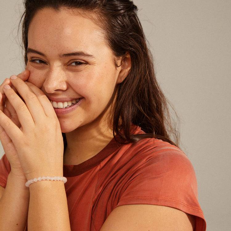 Pilgrim HEILSTEINE Armband mit Rosenquarz Super Rabatt