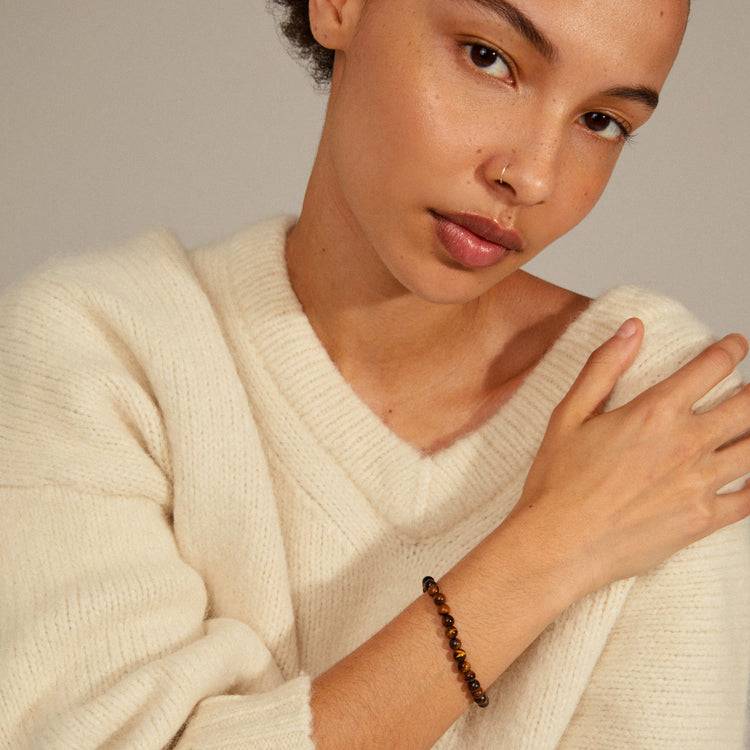 Pilgrim HEILSTEINE Armband mit Tigerauge Riesige Rabatte